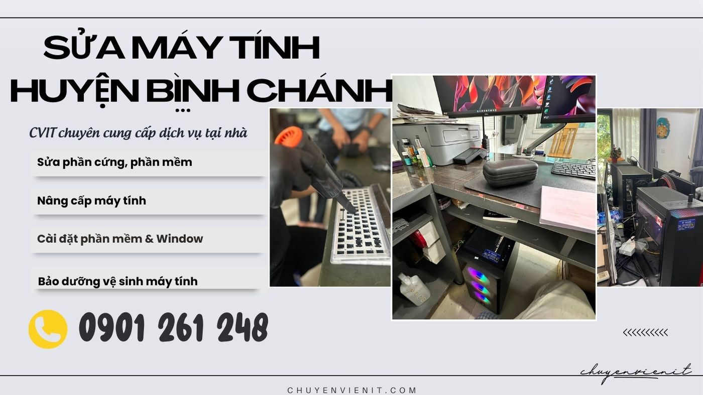 Nhanh Rẻ Nhất Vệ Sinh Máy Tính Tại Nhà Bình Chánh