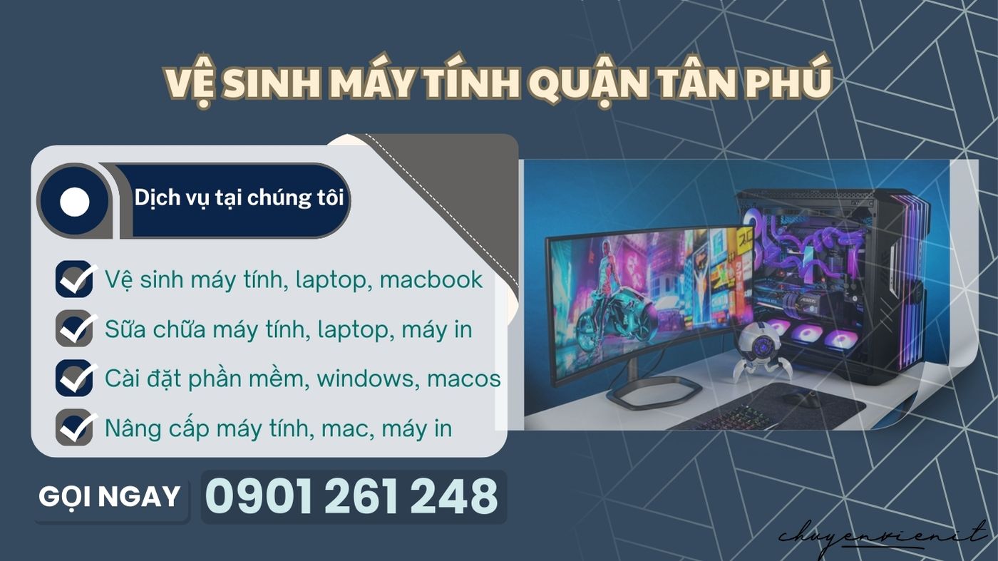 Nhanh Rẻ Nhất Vệ Sinh Máy Tính Tại Nhà Quận Hóc Môn