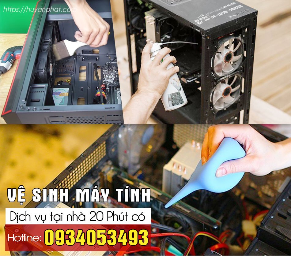 Nhanh Rẻ Nhất Vệ Sinh Máy Tính Tại Nhà Quận Gò Vấp