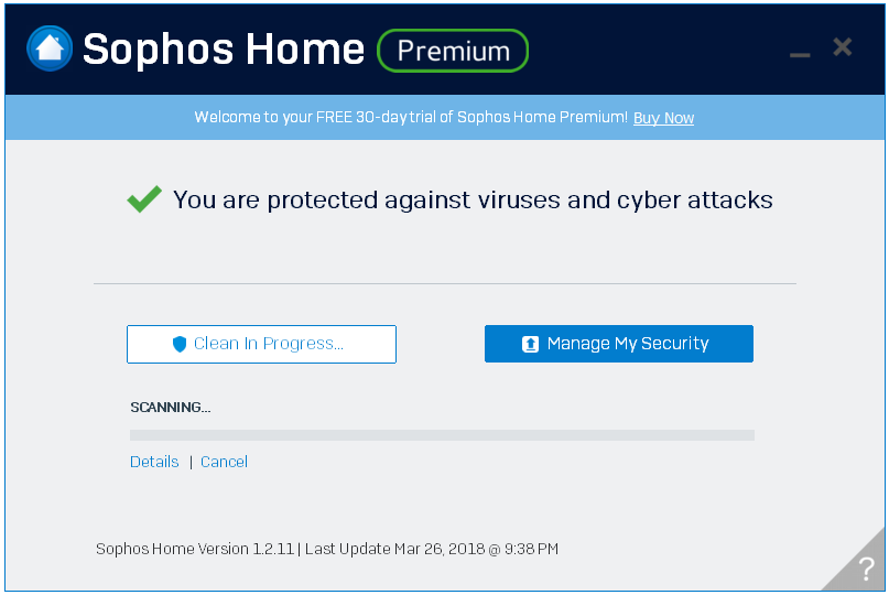 Sophos Home Free Antivirus Review - Bảo vệ cơ bản cho Windows 10.