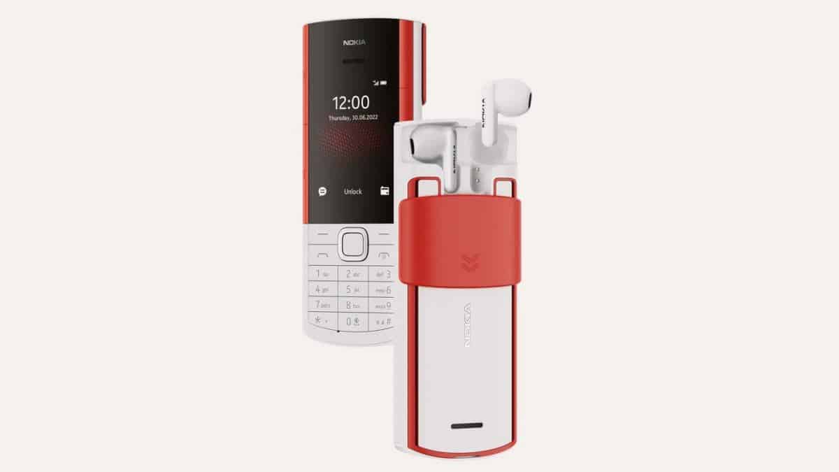Điện thoại mới của Nokia 5710 XpressAudio đi kèm với tai nghe TWS tích hợp